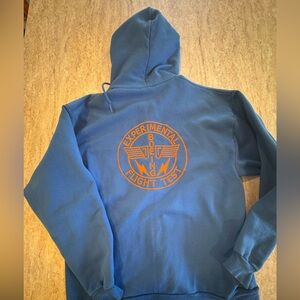 Vintage Blue Boeing Hoodie